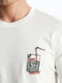 LC Waikiki Crew Neck Short Sleeve Printed Combed Cotton Men's T-shirt